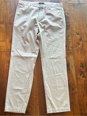 36x34 Banana Republic Light Beige Emerson Chino Pants straight leg
